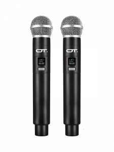 Микрофон караоке беспроводной набор 2 шт Орбита OT-ERM11